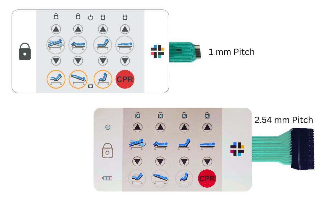 Medical Beds Membrane Keypads